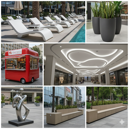 Antalya ve İlçelerinde Fiber Saksı ile Modern Peyzaj